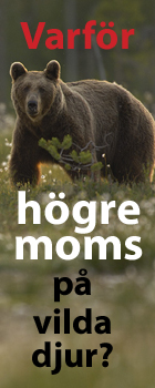 Varför högre moms på vilda djur?